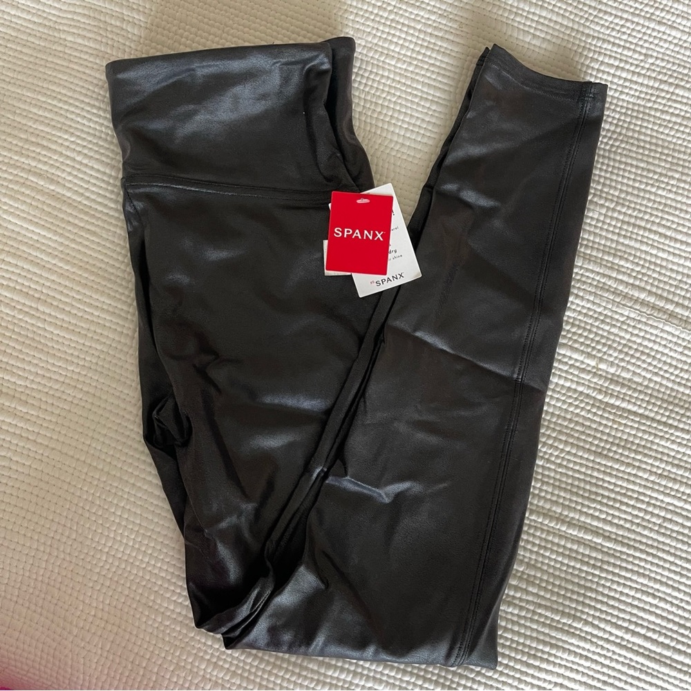 SPANX faux leather leggings